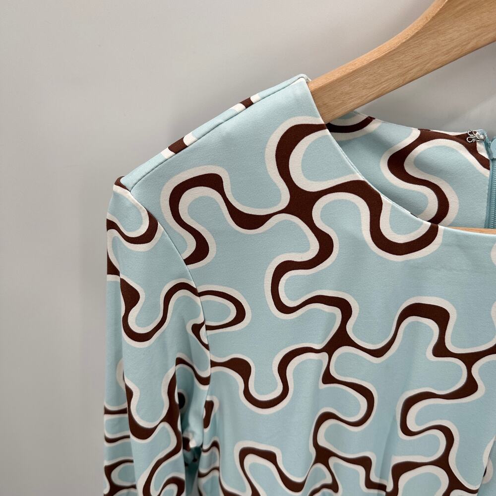 J. McLaughlin Catalina Cloth Mia 3/4 Sleeve Dress // M - Picture 4 of 13